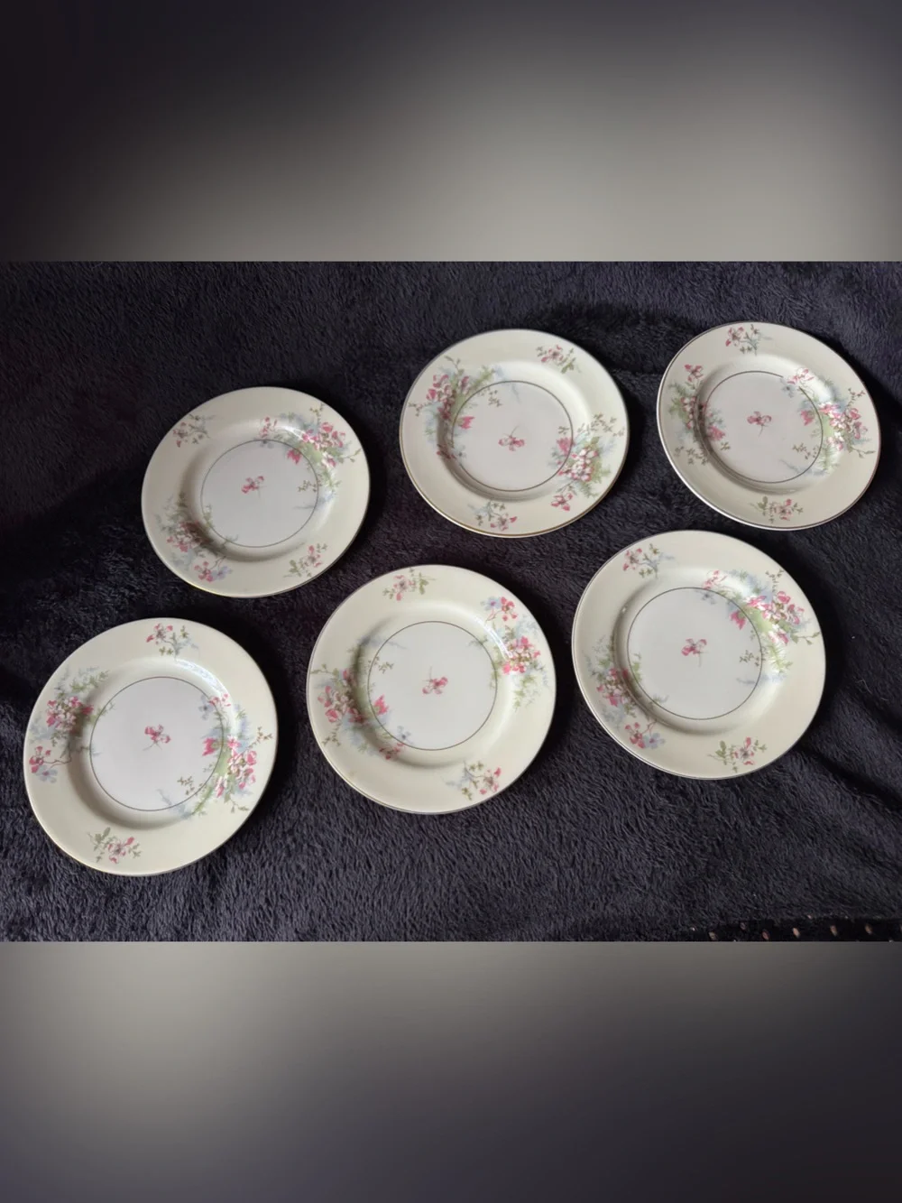 Theodore Haviland New York 6 Bread & Butter Plates 6.5” Apple Bossom